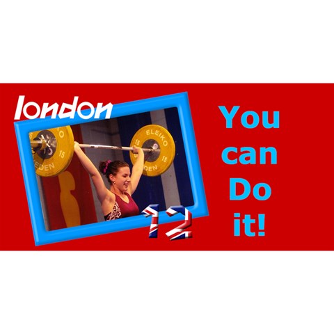 London Support 3d Believe Card By Deborah Front
