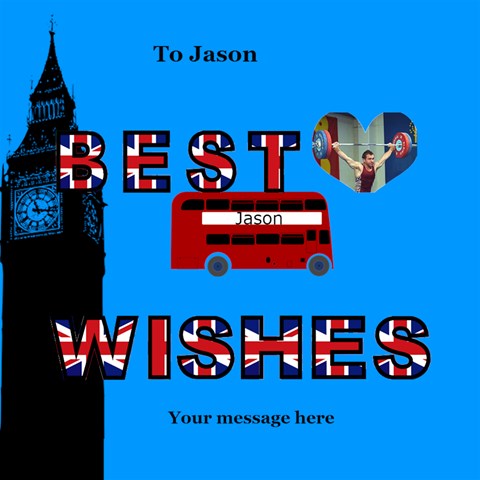 Best Wishes London 3d Card By Deborah Inside