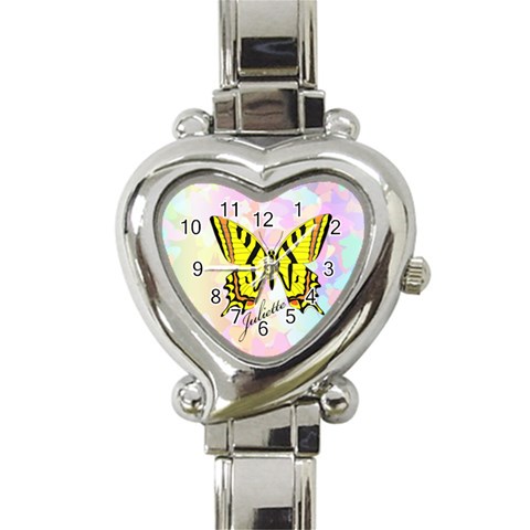 Butterfly Heart Watch By Kim Blair Front
