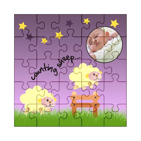 Puzzle Counting Sheeps By Carmensita Front