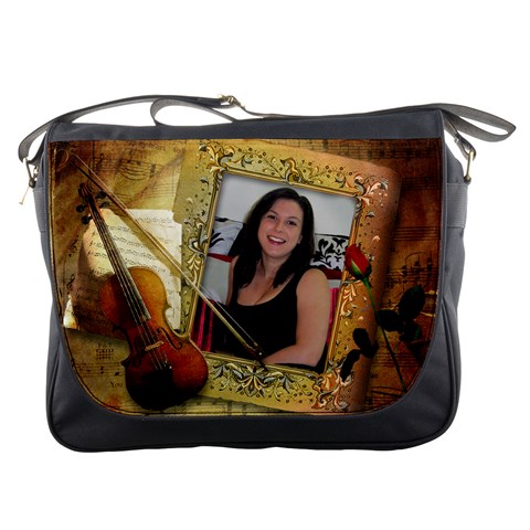 Music Messenger Bag 3 By Deborah Front