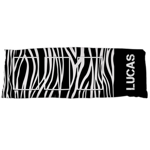 Zebra Body Pillow Case