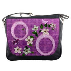 Spring purple Messenger bag