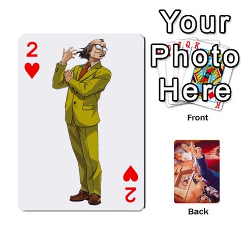 Phoenix Wright Deck By Gold Front - Heart2