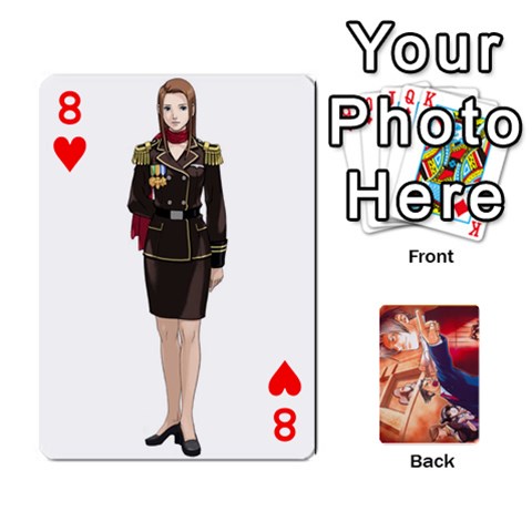 Phoenix Wright Deck By Gold Front - Heart8
