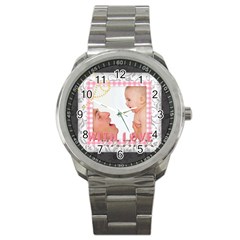 with love - Sport Metal Watch