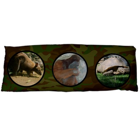 Camoflauge Body Pillow (two Sides) By Kim Blair Front