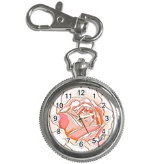 Rose Key Chain Watch