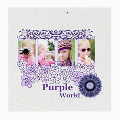 purple world - Medium Glasses Cloth (2 Sides)