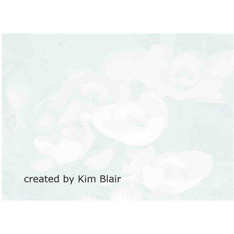 Breast Cancer Ribbon Card By Kim Blair Back