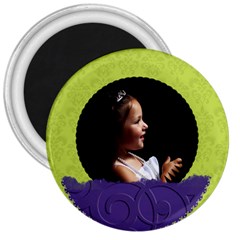 purple green circle - 3  Magnet