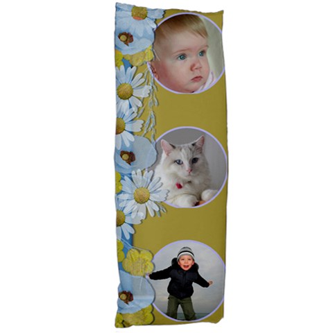 Little Poppy Body Pillow (2 Sided) By Deborah Front