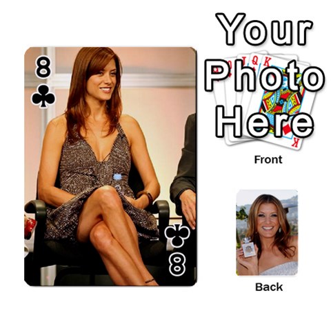 Kate Playing Cards By Karen Front - Club8