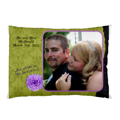 Wedding Pillow By Patricia W Front