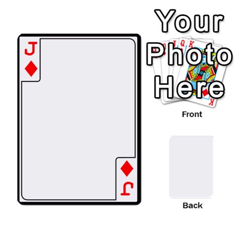 Jack Card Border Front - DiamondJ