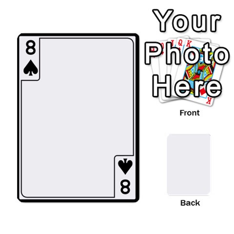 Card Border Front - Spade8