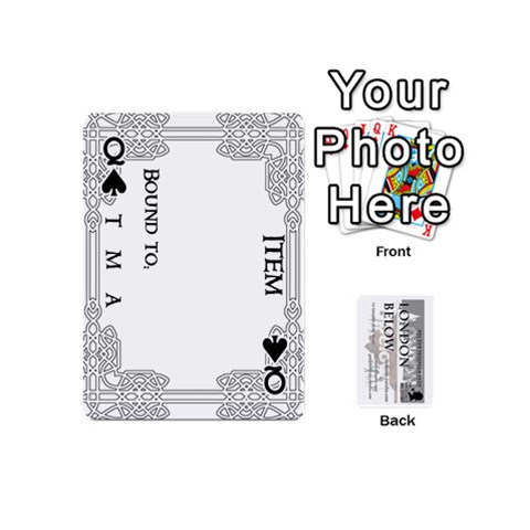 Queen London Below Item Cards By Peter Cobcroft Front - SpadeQ