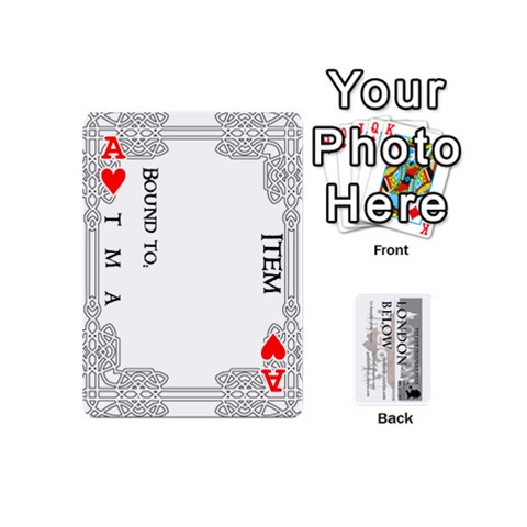 Ace London Below Item Cards By Peter Cobcroft Front - HeartA