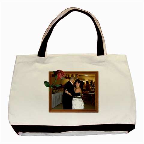 Rose And Wood Frame Classic Tote Bag Two Sides By Kim Blair Back