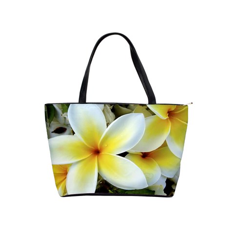 Tropical Frangipani Flower By Lou Front