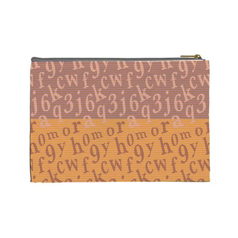 Abc Large Cosmetic Case By Leandra Jordan Back