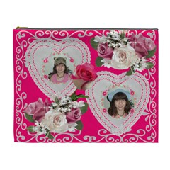 Hearts and Roses Cosmetic Bag (XL) (7 styles)