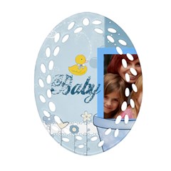 baby - Ornament (Oval Filigree)
