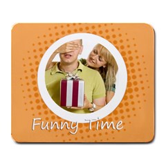 funny time - Large Mousepad