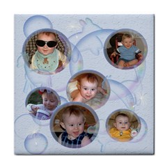 Bubbles Tile Coaster 4
