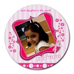daughter - Collage Round Mousepad