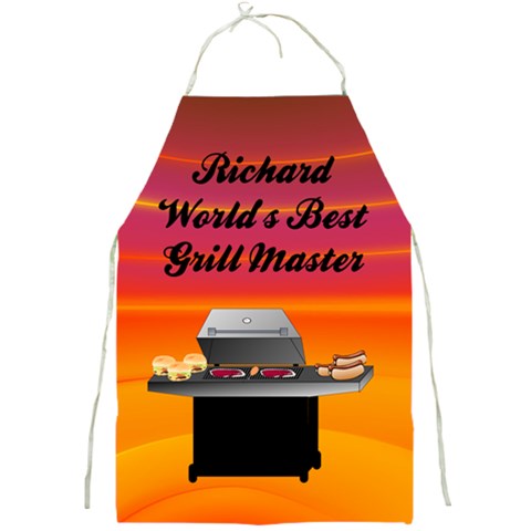 Grill Master Full Print Apron By Kim Blair Front