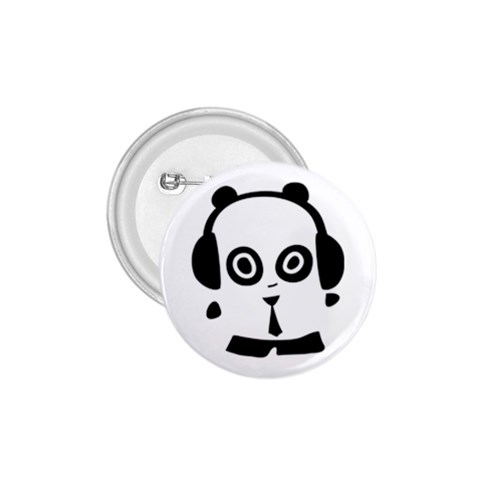 Heaphones Panda Badge By Joyce Front
