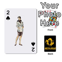 Poker Metal Gear Solid - Playing Cards 54 Designs (Rectangle)