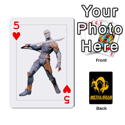 Poker Metal Gear Solid By Rubén Front - Heart5
