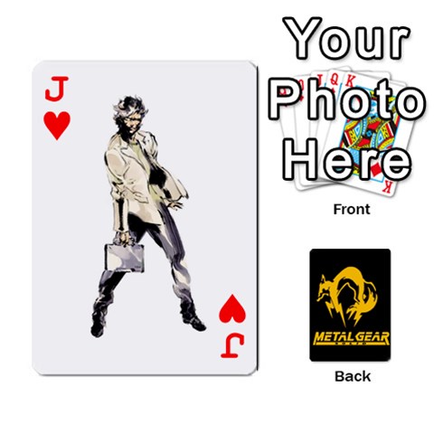 Jack Poker Metal Gear Solid By Rubén Front - HeartJ