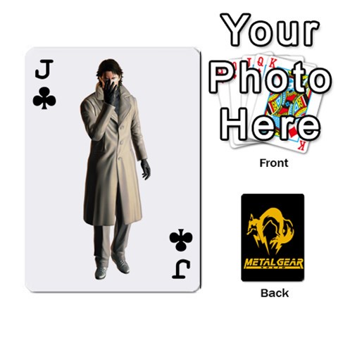 Jack Poker Metal Gear Solid By Rubén Front - ClubJ