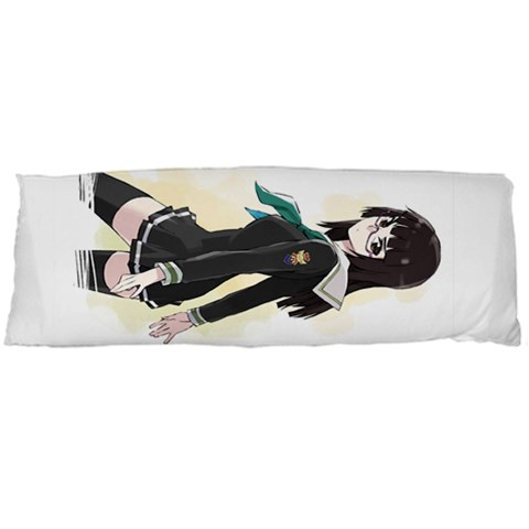 Waifu1 By Raul Ceja Body Pillow Case