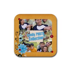 family - Rubber Coaster (Square)