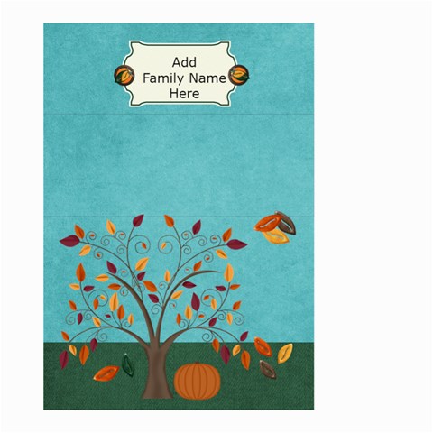 Autumn Tree Garden Flag By Bitsoscrap Back