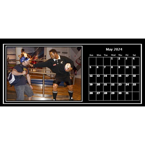My Perfect Desktop Calendar 11x5 By Deborah May 2024