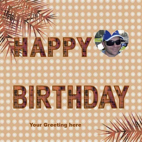 Guys 3d Happy Birthday Card By Deborah Inside