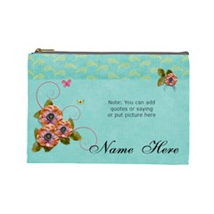 (L) Cosmetic Bag: Flowers Bloom - Cosmetic Bag (Large)