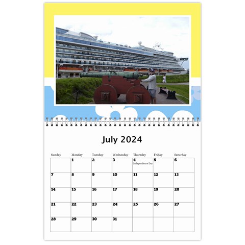 Happy Days Calendar (any Year) By Deborah Jul 2024