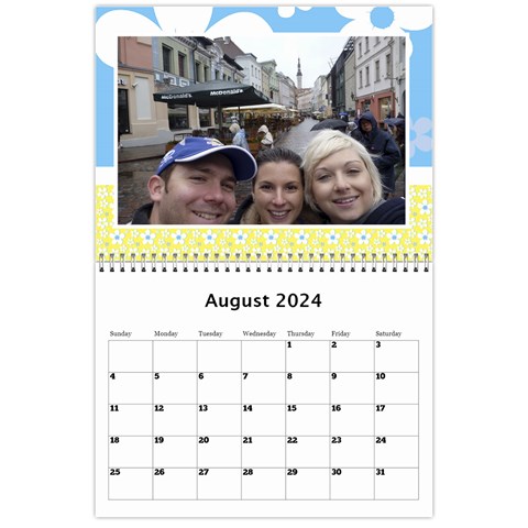 Happy Days Calendar (any Year) By Deborah Aug 2024