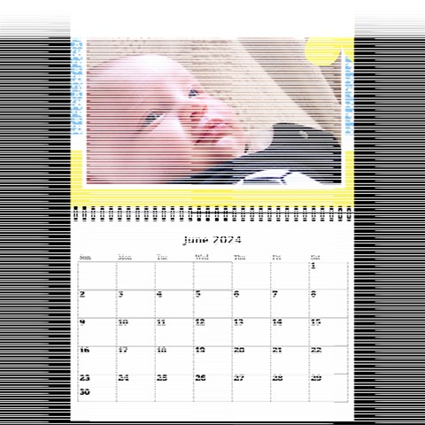 Happy Days (any Year) Mini Wall Calendar By Deborah Jun 2024