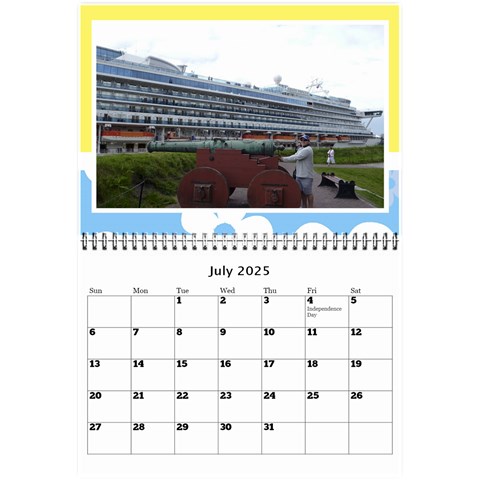 Happy Days (any Year) Mini Wall Calendar By Deborah Jul 2024