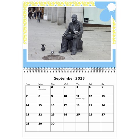 Happy Days (any Year) Mini Wall Calendar By Deborah Sep 2024