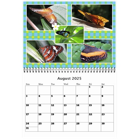 Sunny Days Mini Wall Calendar By Deborah Aug 2024