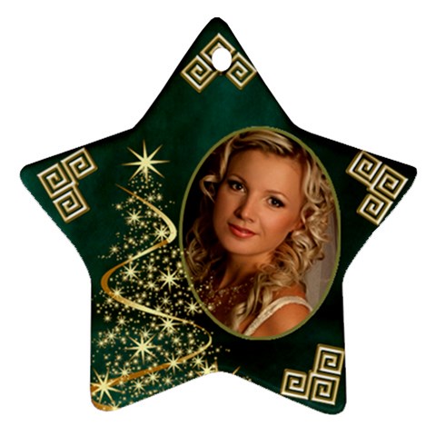 My Sparkle Of Christmas Star Ornament By Deborah Front