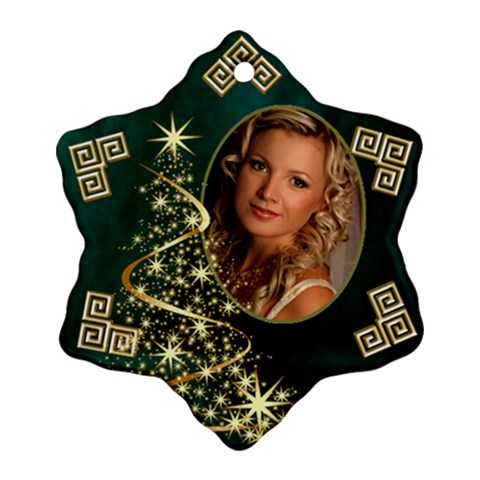 My Sparkle Snowflake Ornament (2 Sided) By Deborah Back
